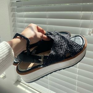 Zara platform sandals